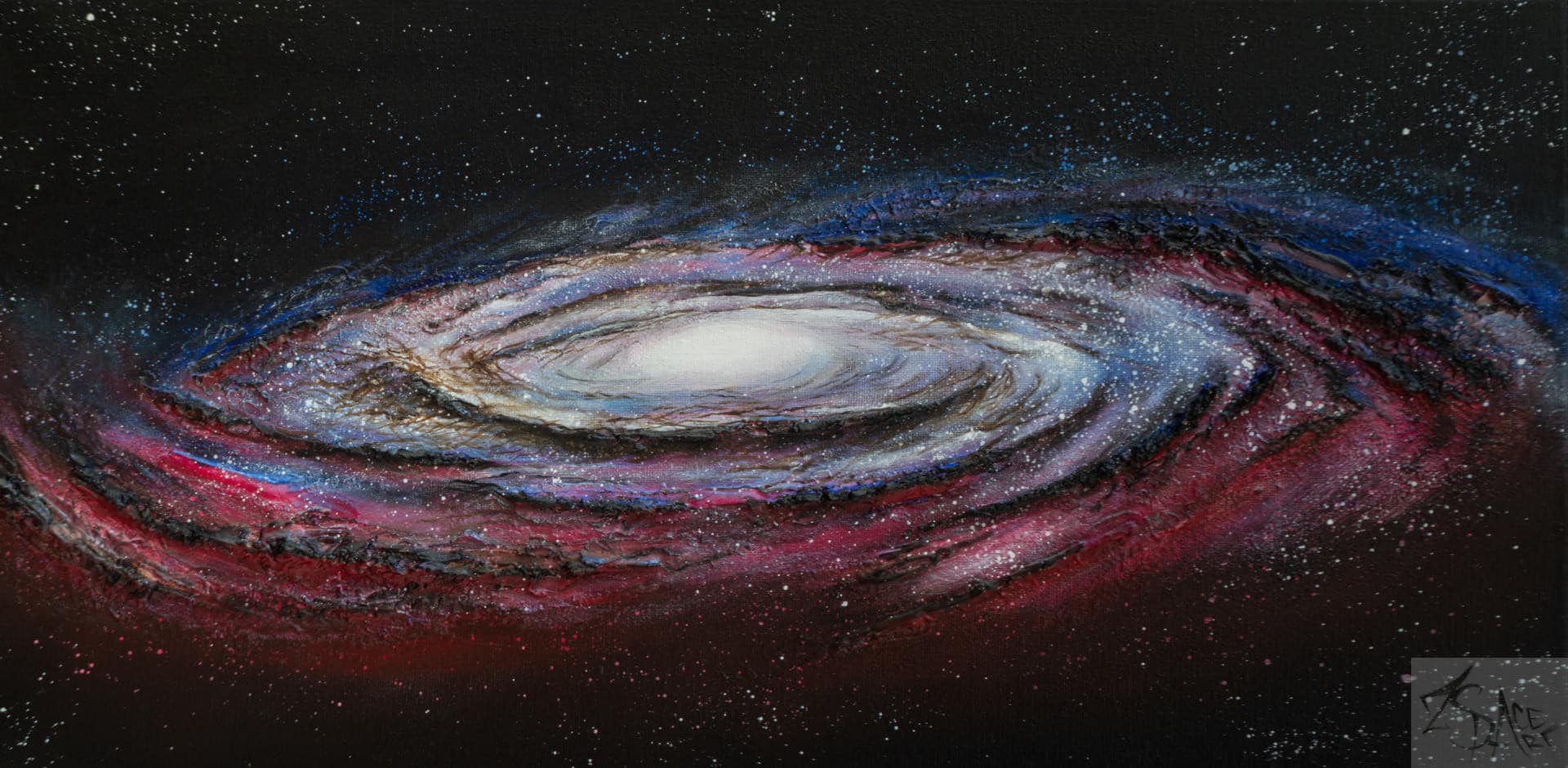 Imaginary spiral galaxy